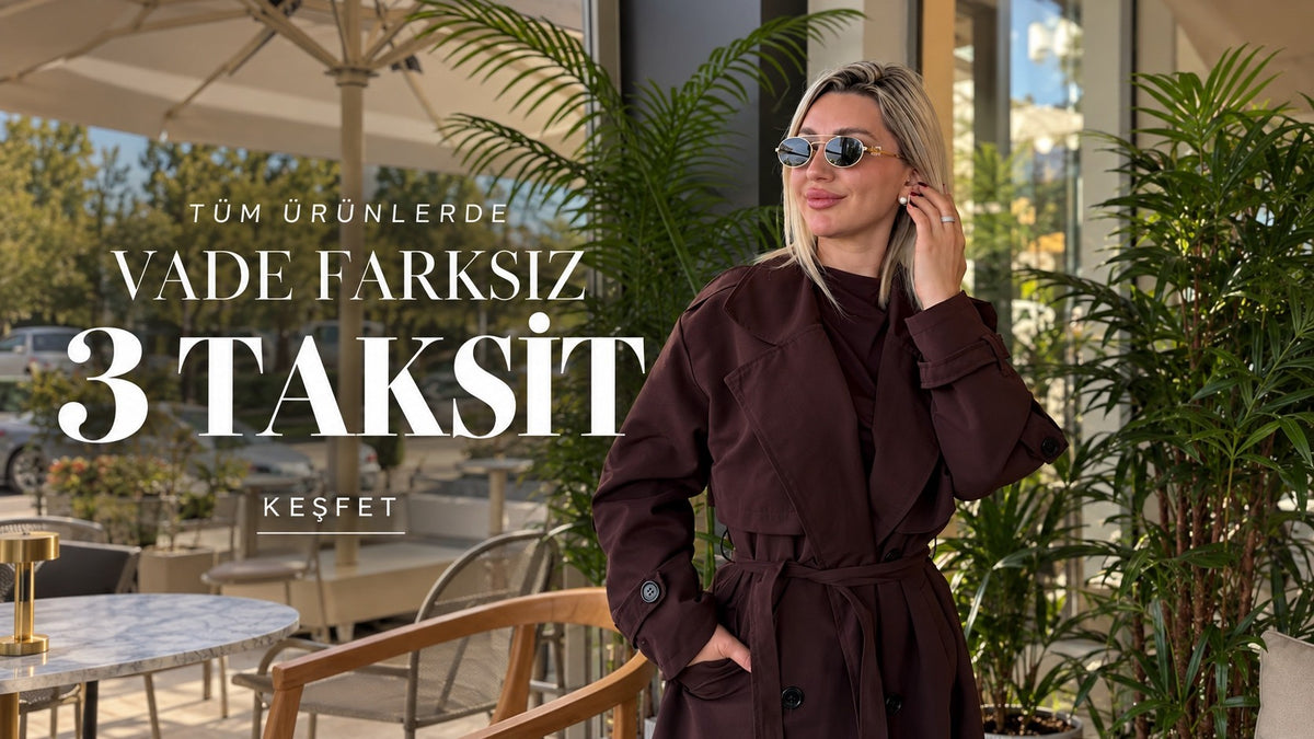 Tüm ürünlerde vade farksız 3 taksit